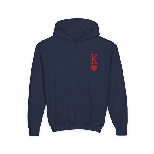 King of Hearts Hoodie Embroidered Hoodie