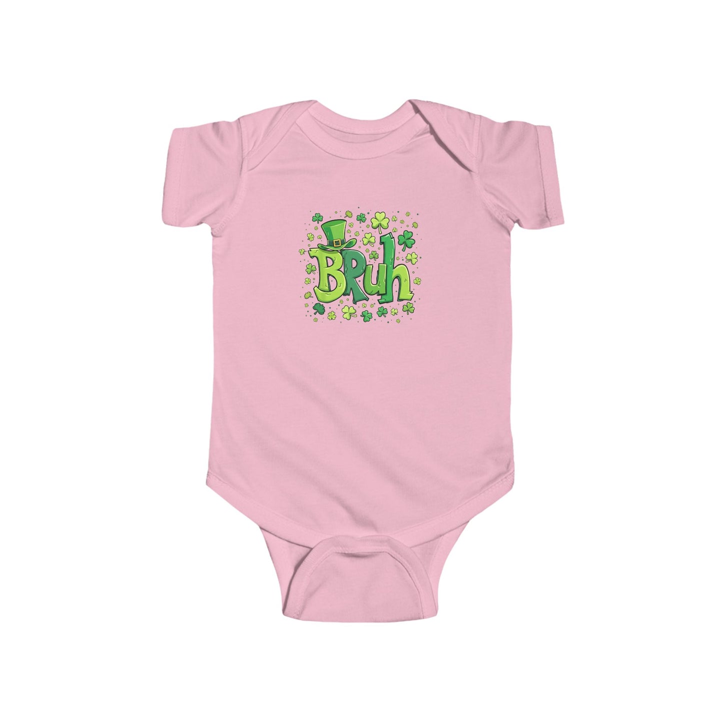 "Bruh" Shamrock St. Patrick's Day Baby Onesie