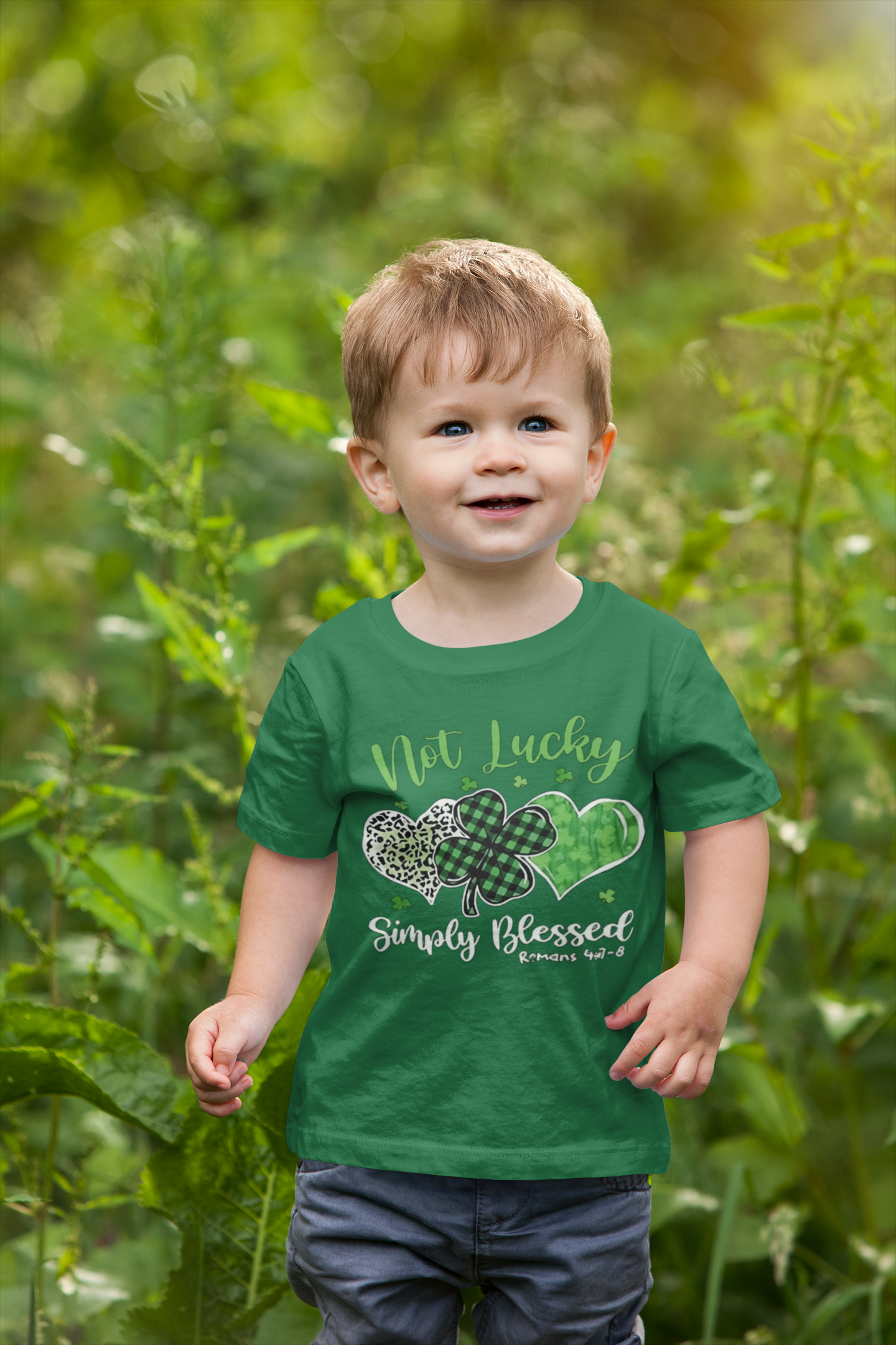 "Not Lucky, Simply Blessed" Toddler Tee