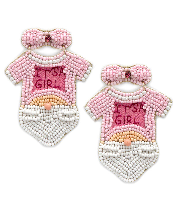 It's A Girl Earrings