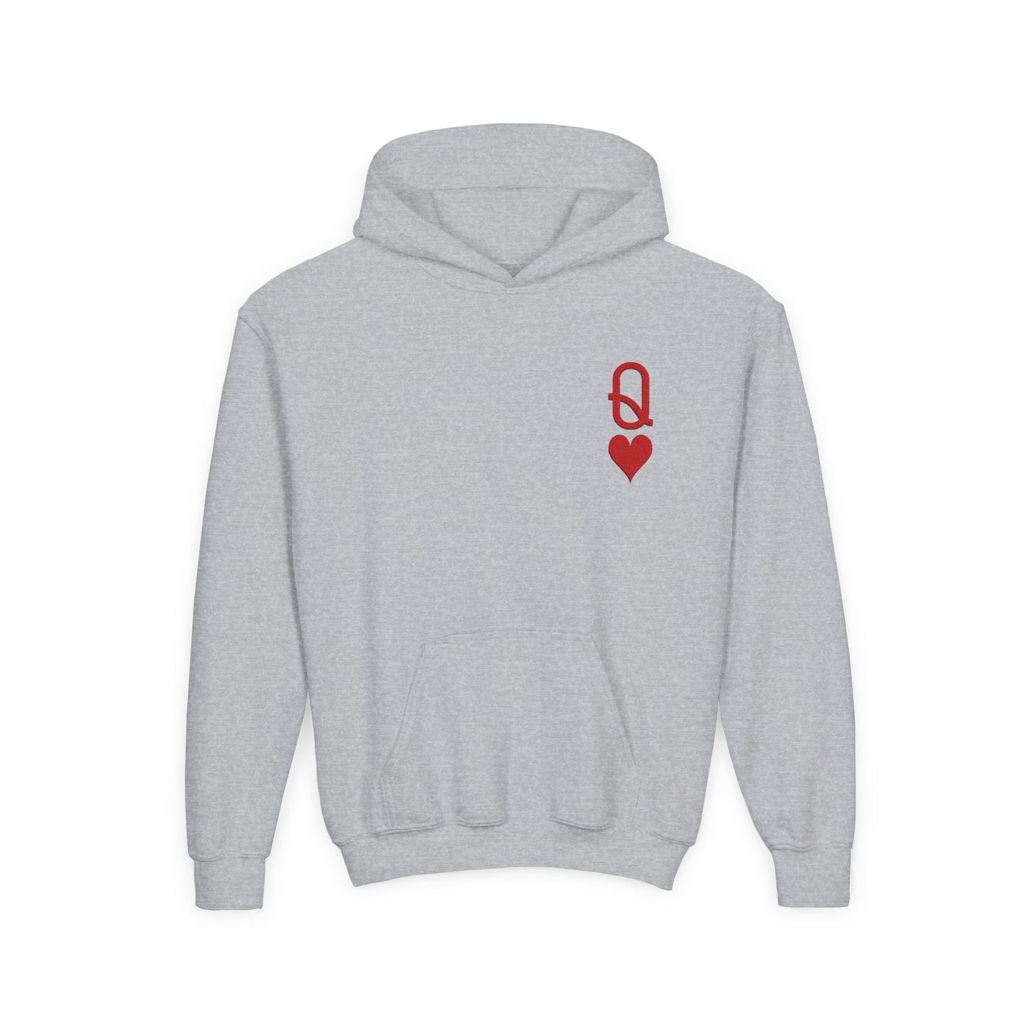 Queen of Hearts Embroidered Hoodie