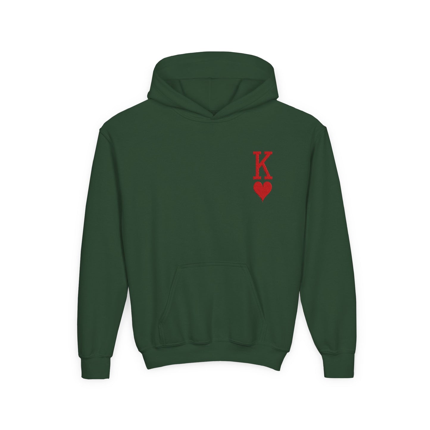 King of Hearts Hoodie Embroidered Hoodie