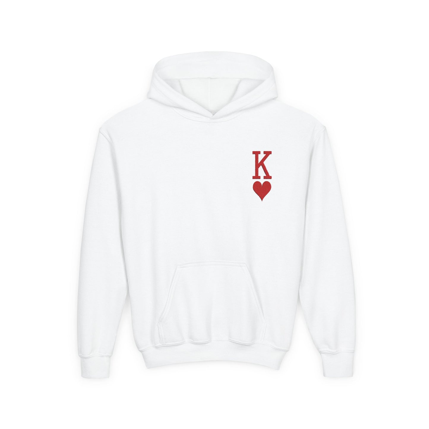 King of Hearts Hoodie Embroidered Hoodie