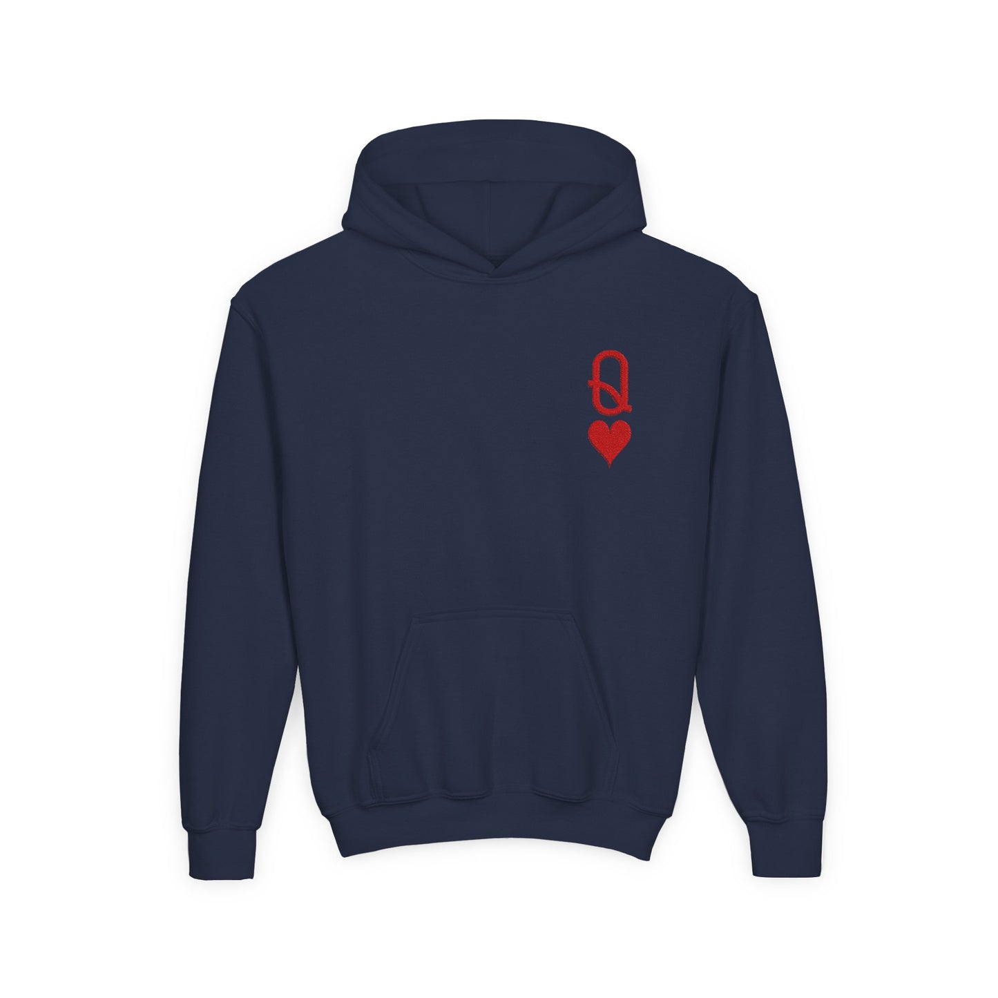 Queen of Hearts Embroidered Hoodie