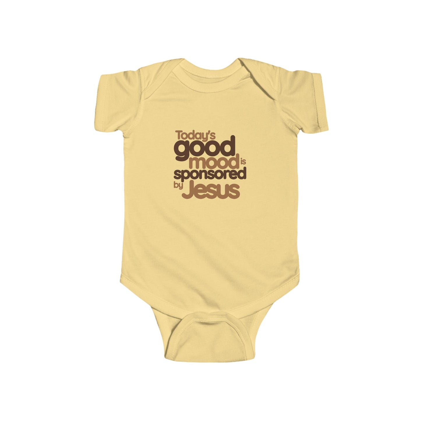 Today's Good Mood is Sponsored by Jesus Onesie