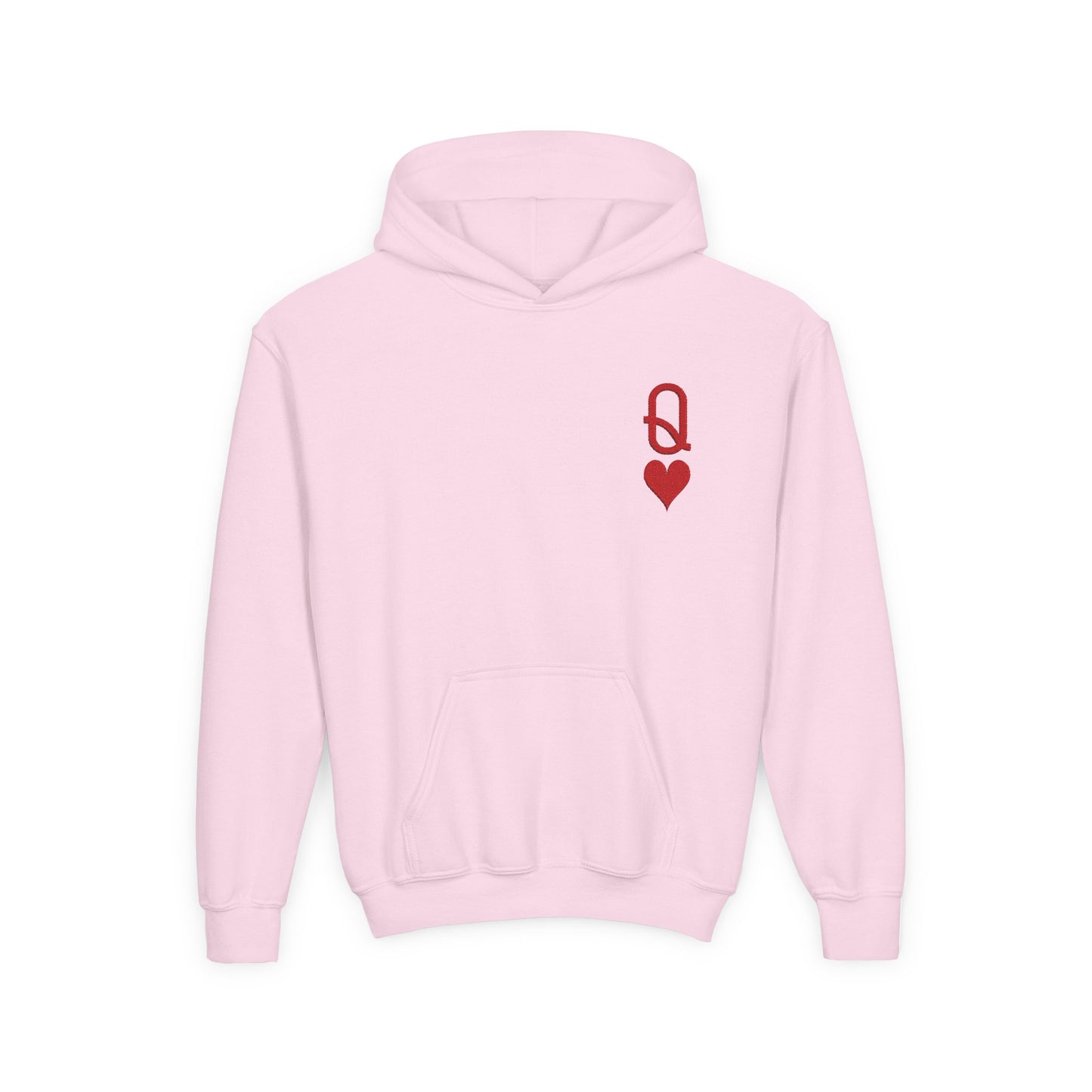 Queen of Hearts Embroidered Hoodie