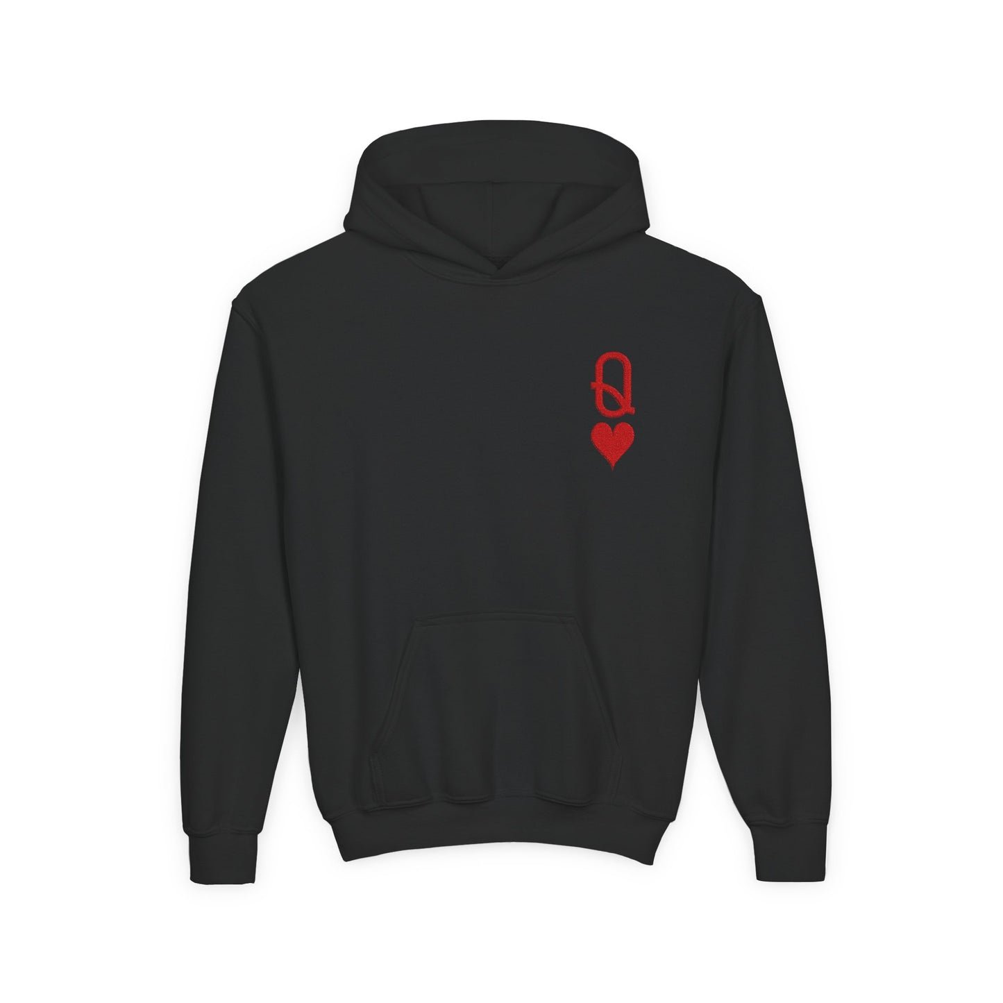Queen of Hearts Embroidered Hoodie