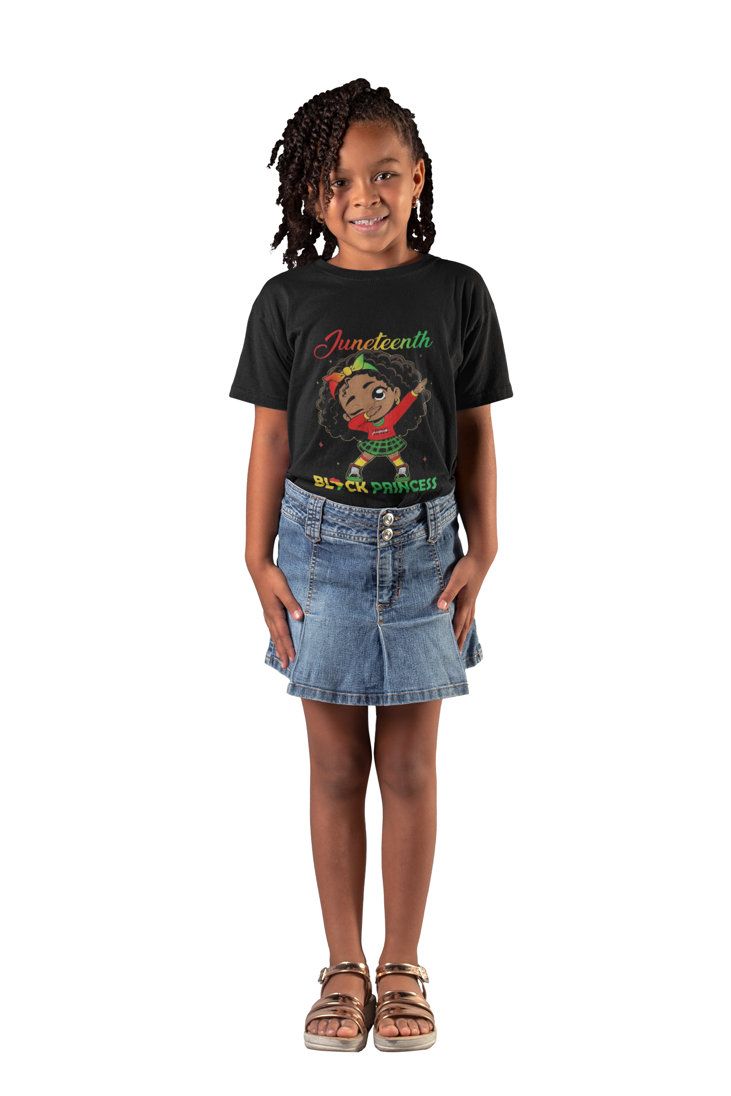 Juneteenth Black Princess Toddler Tee