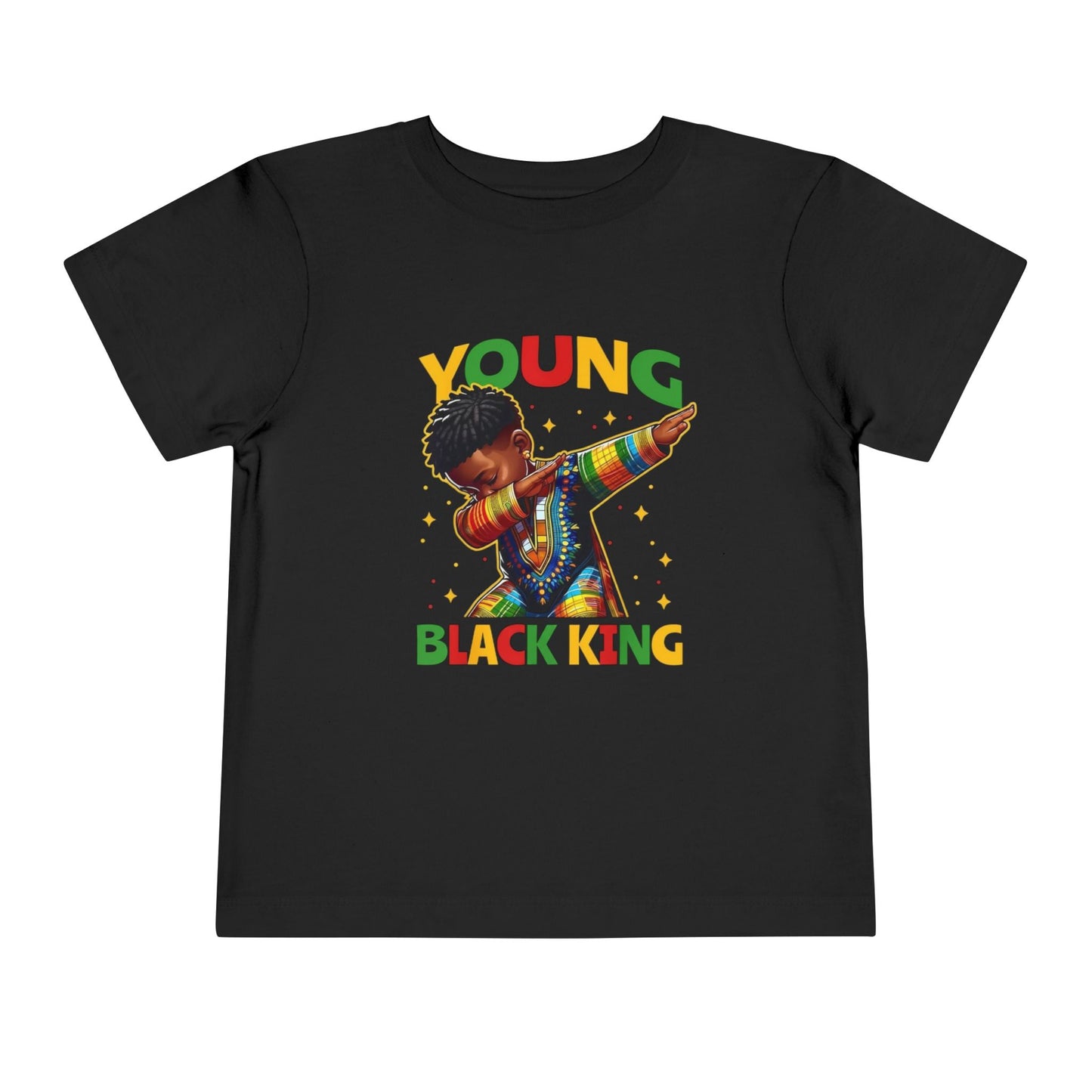 Young Black King Toddler Tee
