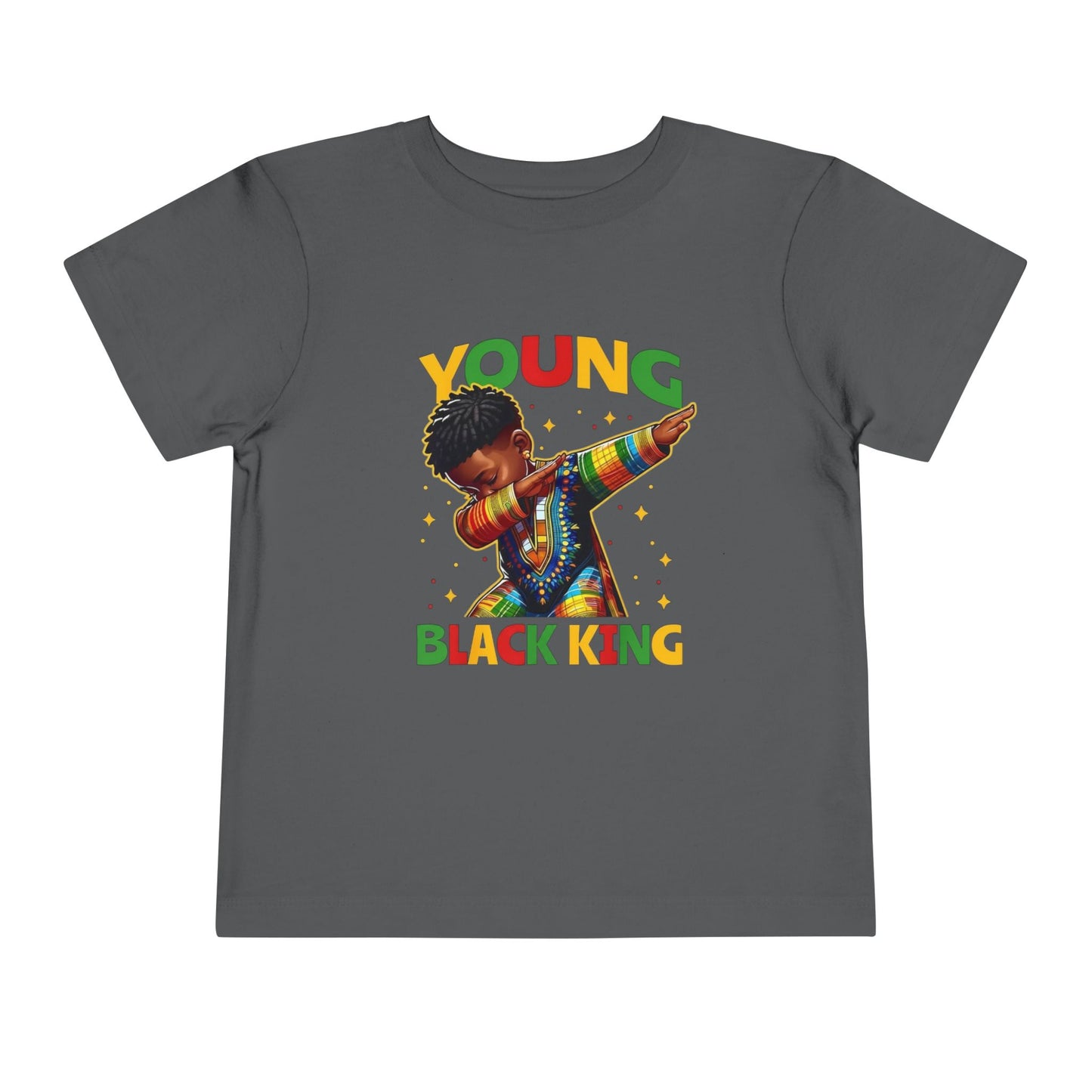 Young Black King Toddler Tee