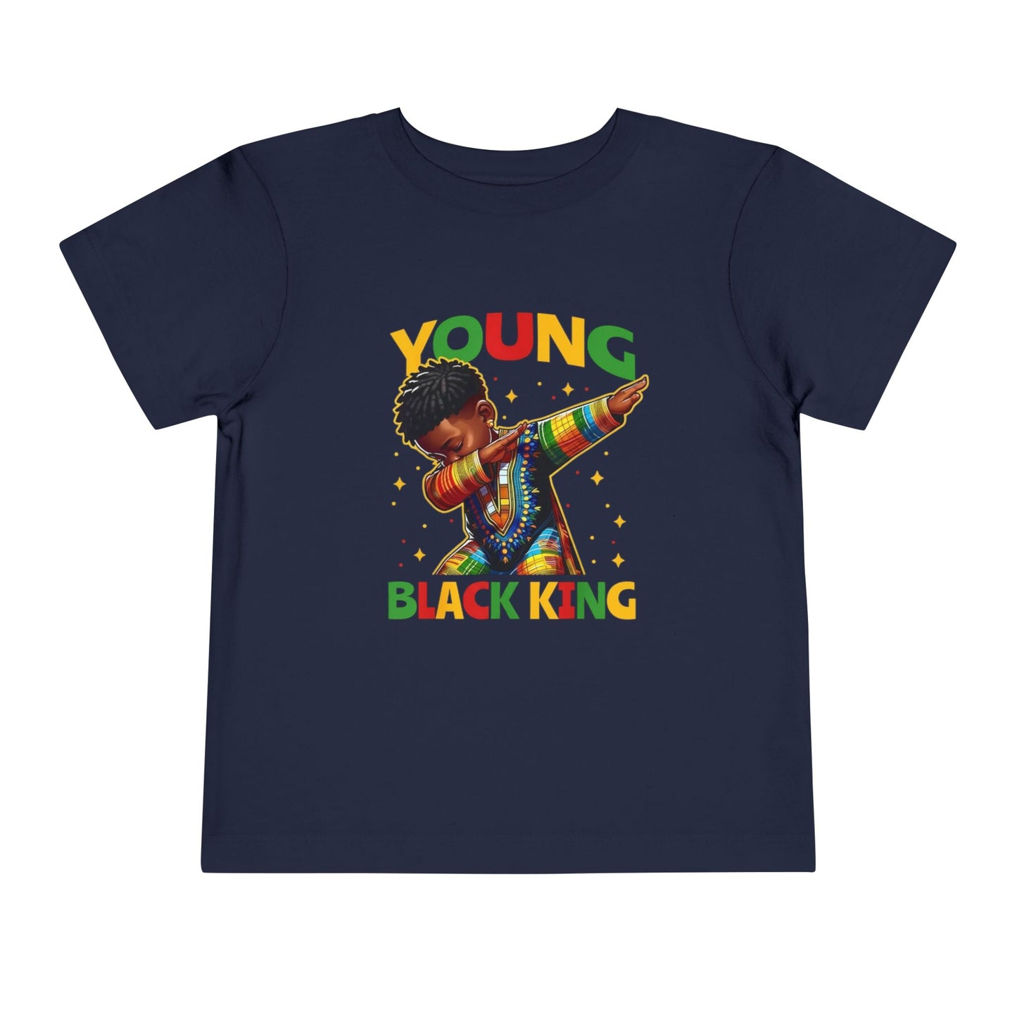 Young Black King Toddler Tee