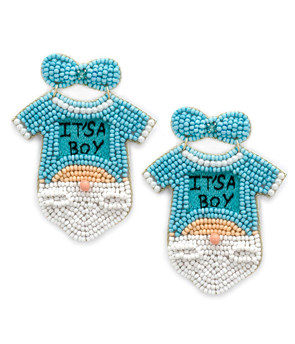 It's a boy Earring